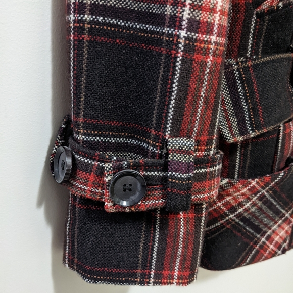 Wool Blend Pea Coat - Picture 6 of 8